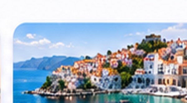 European seaside village